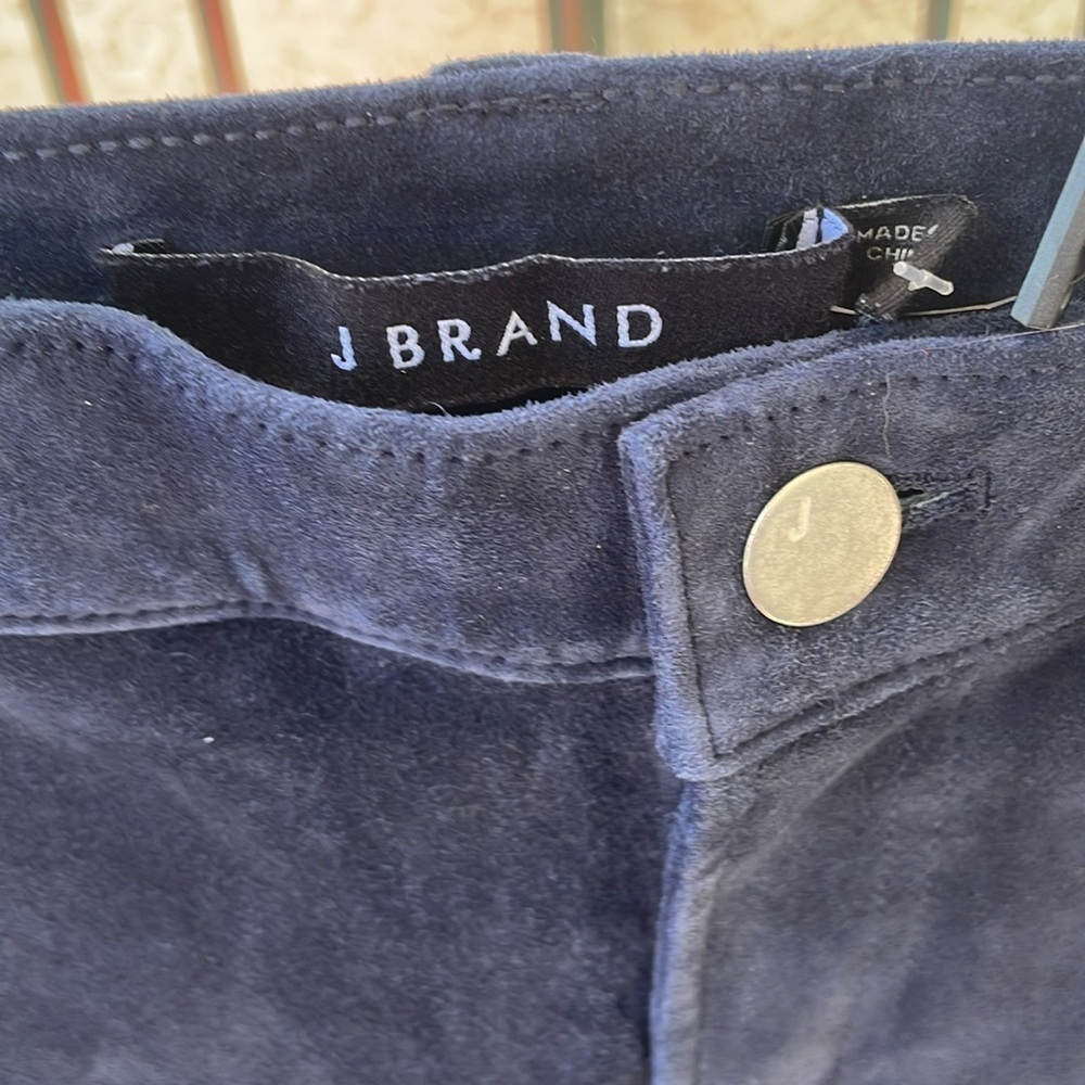 J Brand Leather Skinny Pants #6 - Picture 3 of 11